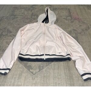 Nike Track Retro Jacket Women's Full Zip Up Pink Sz Medium 8-10